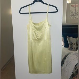 Zara yellow dress